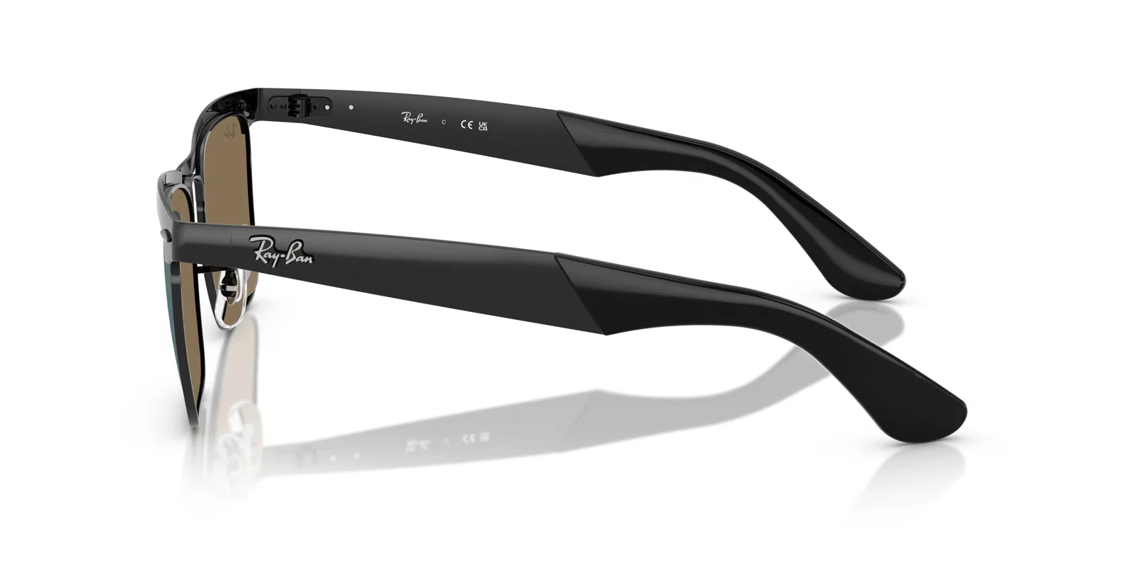 Ray-Ban Wayfarer Deluxe 3875 Sunglasses - Black - view 2